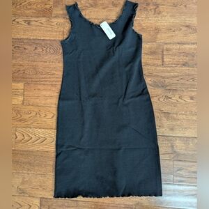 NWT Haystacks Sleeveless Black Knit Summer Mini Dress Size Small